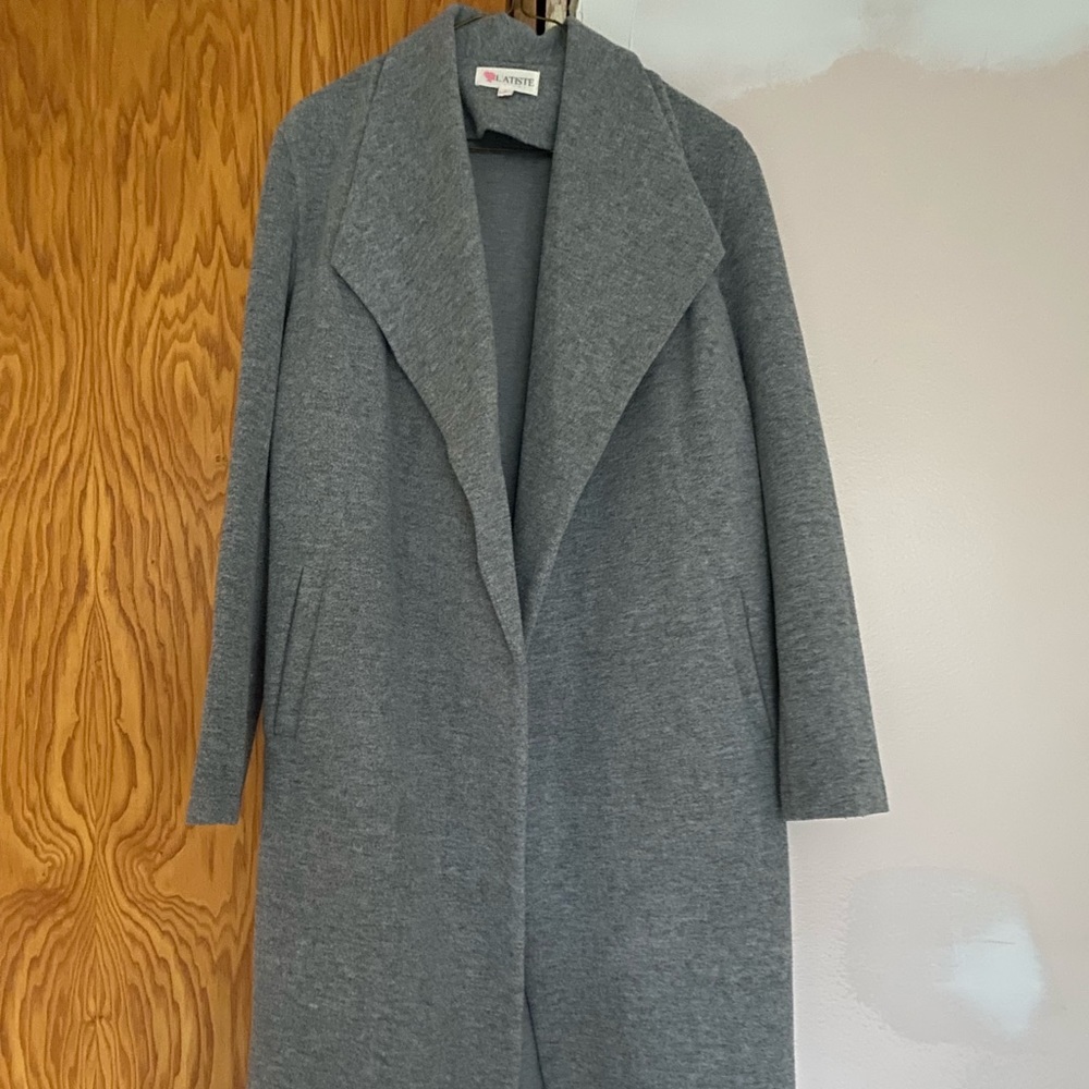 Long grey coat